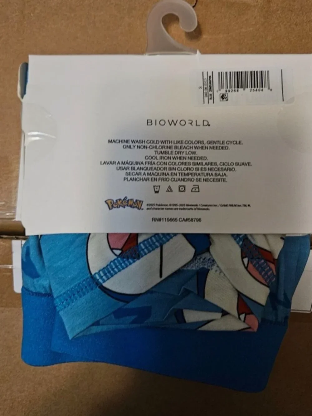 Pokemon Snorlax Men’s Boxer Brief - Size Small 28-30 NWT